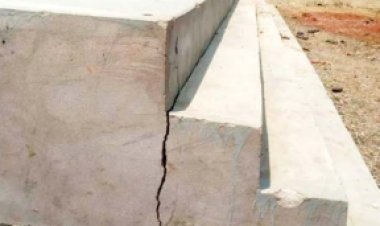 MP News: नाउन कला ग्राम पंचायत में भ्रष्टाचार की भेंट चढ़ा चबूतरा निर्माण कार्य, चंद माह बाद ही आई दरारें