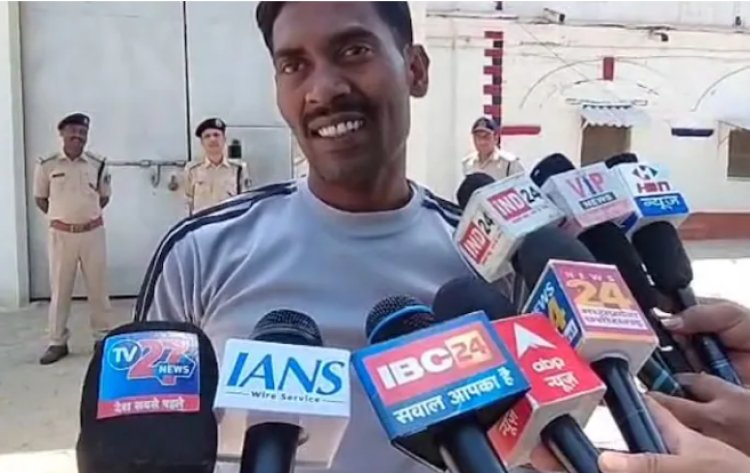 अम्बेडकर जयंती पर रीवा सेंट्रल जेल से 3 कैदी हुए रिहा, चेहरे पर खुशी