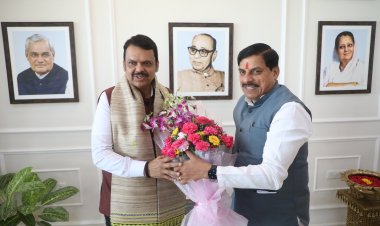 MP NEWS : भोपाल में CM फडणवीस का स्वागत, तापी बेसिन परियोजना पर बनी सहमति