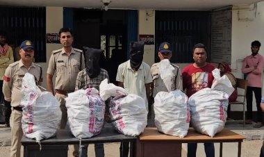 लग्जरी कार से 2.25 लाख की नशीली कफ सिरप बरामद, दो तस्कर गिरफ्तार,एक फरार