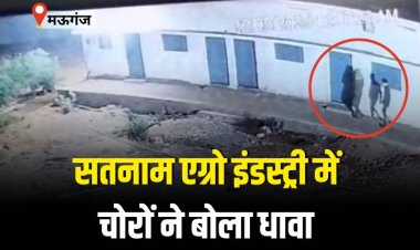 सतनाम एग्रो इंडस्ट्री में चोरों ने बोला धावा