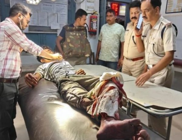 CRIME NEWS : हेड कांस्टेबल पर हमला करने वाले आरोपी का 'शॉर्ट एनकाउंटर', मुठभेड़ में SHO पर चलाई गोली