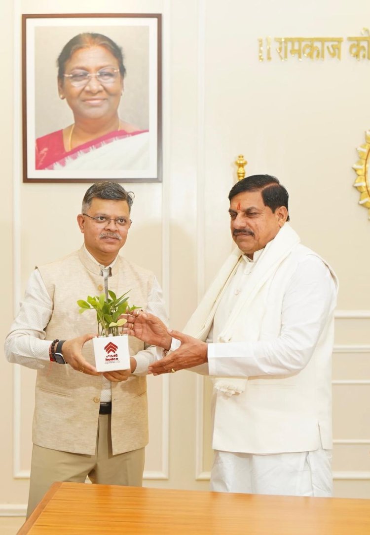 MP NEWS : HUDCO अध्यक्ष की CM डॉ.यादव से भेंट, शहरी परियोजनाओं में सहयोग पर चर्चा