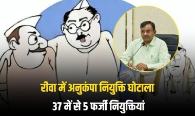रीवा में अनुकंपा नियुक्ति घोटाला: 37 में से 5 फर्जी नियुक्तियां, दो वरिष्ठ अधिकारी निलंबित