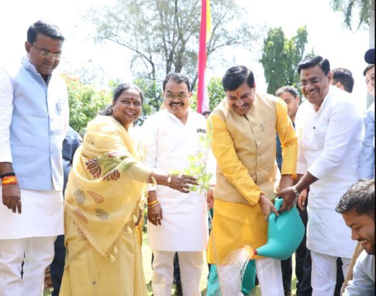 CM डॉ. मोहन यादव ने की 'एक पेड़ मां के नाम' अभियान की शुरुआत; कहा- मध्य प्रदेश नदियों का मायका है
