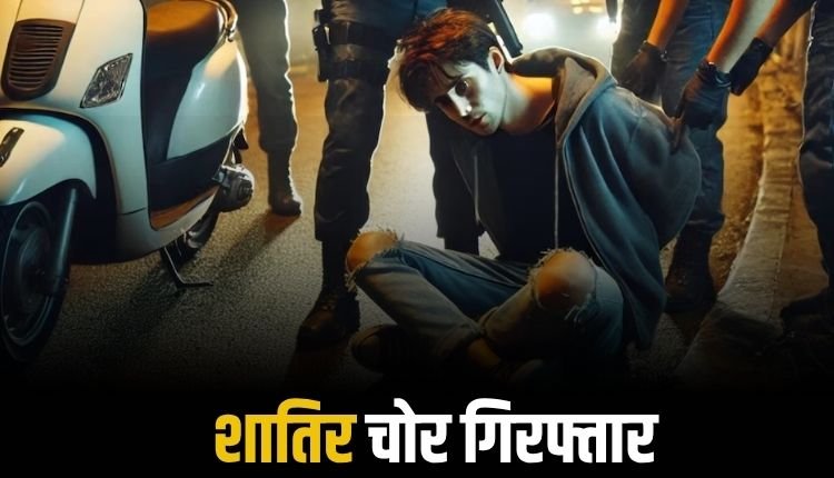 शातिर बदमाश गिरफ्तार, तीन बड़ी चोरियों का खुलासा, एक दर्जन मामलों में पहले से वांछित