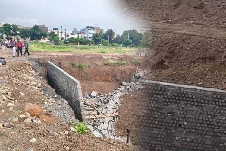 इंदौर में पानी की टंकी की दीवार गिरी, एक मासूम समेत 3 की दर्दनाक मौत
