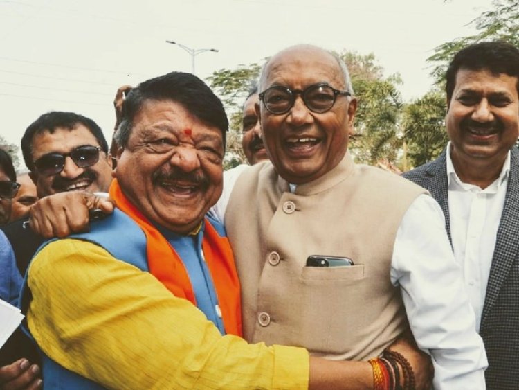 दिग्विजय सिंह ने मंत्री कैलाश विजयवर्गीय को लिखा पत्र, भ्रष्टाचार की हो रही बात