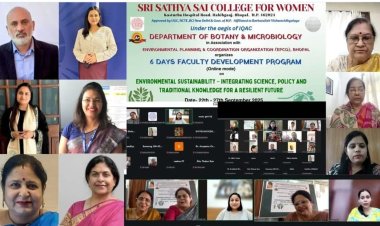 भोपाल: श्री सत्य साईं महिला महाविद्यालय में पर्यावरण पर 6 दिन का विशेष शिक्षण कार्यक्रम