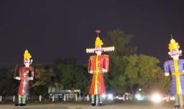 भोपाल में 105 फीट के रावण का दहन, 3 दिन तक ट्रैफिक व्यावस्था में बदलाव