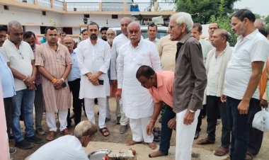 रीवा के वार्ड क्रमांक 8 में नई RCC सड़क और पुलिया निर्माण का भूमिपूजन