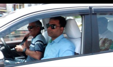 एसीएस ने खुद ड्राइव कर देखे निर्माण कार्य, आयुक्त भी रहे साथ