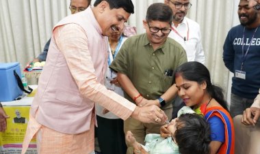 मुख्यमंत्री ने पल्स पोलियो अभियान का शुभारंभ किया