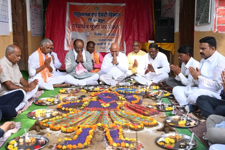 गोवर्धन पूजा पर बोले BJP प्रदेश अध्यक्ष हेमंत खण्डेलवाल: गौपालन से किसानों की आय में हो रहा है इजाफा