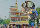 साई मंदिर के सामने कपडे की दुकान जलकर राख