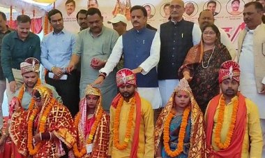 CM कन्या विवाह योजना के तहत रीवा में हुआ सामूहिक विवाह सम्मेलन