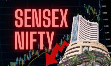 गिरावट के साथ शेयर बाजार की शुरुआत: सेंसेक्स 350 और निफ्टी 120 अंक टूटा