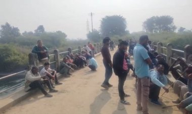 मैहर में बोलेरो नहर में गिरी, बोलेरो समेत ड्राइवर लापता