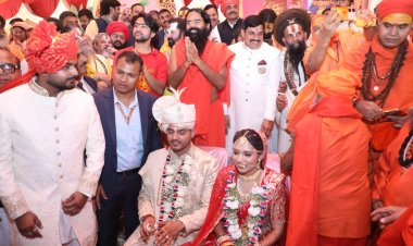 CM के बेटे की शादी में संत-महात्माओं समेत दिग्गजों का जमावड़ा