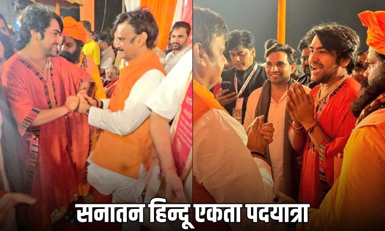 आचार्य धीरेन्द्र कृष्ण शास्त्री से मिले डिप्टी CM राजेन्द्र शुक्ला