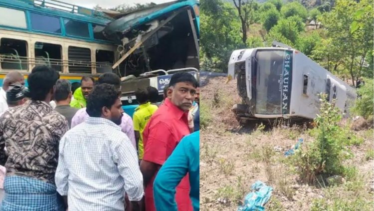 तमिलनाडु और उत्तराखंड में भीषण बस हादसा, 11 लोगों की मौत