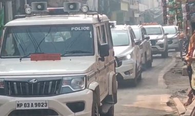 रीवा: ट्रैफिक जाम में बुरा फंसा अरुणाचल के राज्यपाल का काफिला