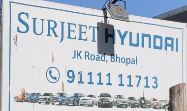 भोपाल की JK रोड पर सुरजीत होंडई शोरुम का कब्जा, आम जनता की परेशानियाँ बढ़ीं