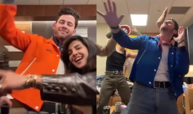 बॉलीवुड गानों के दीवाने निकले निक, प्रियंका संग किया देसी डांस, वीडियो वायरल