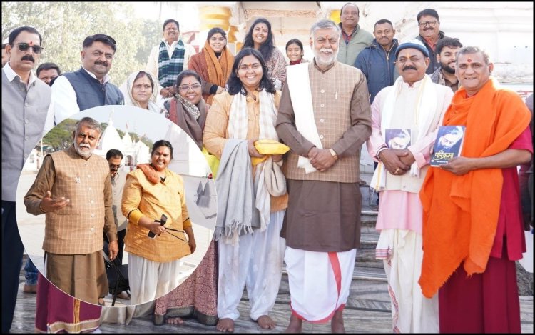 MP: मंत्री प्रहलाद पटेल की बेटी ने अमरकंटक से किया 1330 किमी लंबी नर्मदा परिक्रमा का शुभारंभ