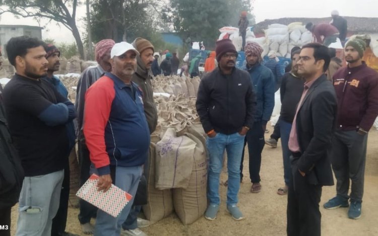 धान खरीदी केंद्रों का CEO ने लिया जायजा, किसानों को सुविधा देने के निर्देश