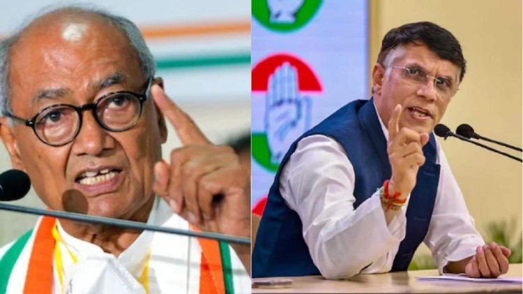 दिग्विजय सिंह के बयान से कांग्रेस में दो मत, पवन खेड़ा ने RSS से सीख लेने से किया इनकार