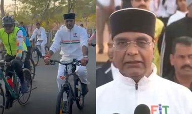 भोपाल में फिटनेस का संदेश, ‘साइकिल ऑन संडे’ को मंत्री विश्वास सारंग ने किया रवाना