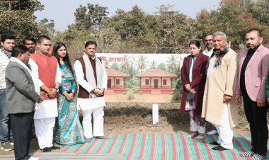 बसामन मामा वन्य विहार में ऋषियों के लिए बनेगा आश्रम, हुआ भूमिपूजन