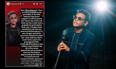 AR Rehman के बयान पर विवाद: जावेद अख्तर के बाद कंगना रनोट भड़की, कहा- आप नफरत में अंधे