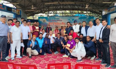 विजेश लुनावत स्मृति फाउंडेशन की पहल: मैत्री क्रिकेट मैच में दिखा खेल भावना का शानदार संगम