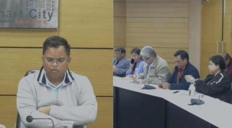 ICMR कोलकाता की टीम पहुंची इंदौर, कलेक्टर और अधिकारियों के साथ की बैठक