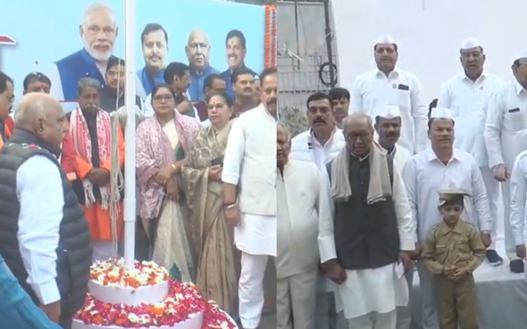 भोपाल में धूमधाम से मना गणतंत्र दिवस, BJP–PCC कार्यालय और नगर निगम में फहराया गया तिरंगा