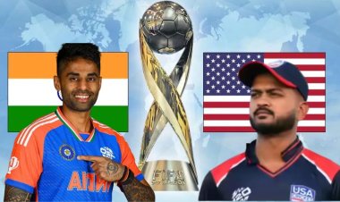 T20 वर्ल्ड कप: भारत के खिलाफ USA ने जीता टॉस, पहले गेंदबाजी का फैसला रोहित शर्मा और जय शाह ट्रॉफी के साथ मैदान में उतरे
