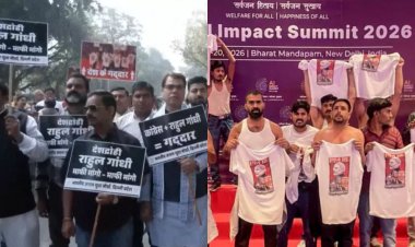 दिल्ली AI समिट विवाद: कांग्रेस के प्रदर्शन के जवाब में आज सड़कों पर BJP, ‘कांग्रेस-राहुल गांधी=गद्दार’ के लगाए नारे