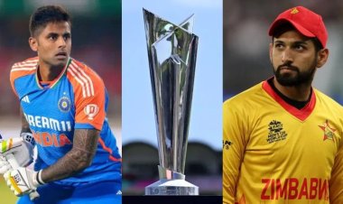 टी-20 वर्ल्ड कप: सुपर सैमसन ने छक्के से खोला भारत का खाता, भारत का स्कोर 2 ओवर में 23 रन