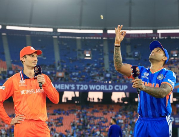 भारत बनाम नीदरलैंड: भारत को लगा चौथा झटका, कप्तान सूर्यकुमार 34 रन बनाकर आउट, भारत का स्कोर 16 ओवर में 134-4