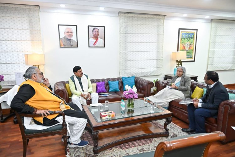 CM डॉ. मोहन यादव का दिल्ली दौरा, केंद्रीय मंत्रियों से की मुलाकात