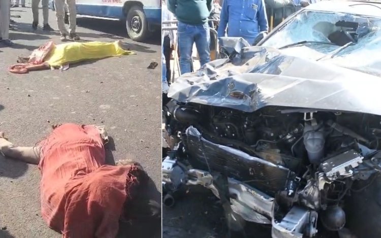 रायपुर कर्चुलियान के कोष्टा मार्ग में भयानक एक्सीडेंट, ऑन-द-स्पॉट तीन की मौत