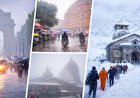 देश में मौसम का मिजाज बिगड़ा हुआ है, पुरी में घना कोहरा, केदारनाथ में 3-4 फीट बर्फ जमी