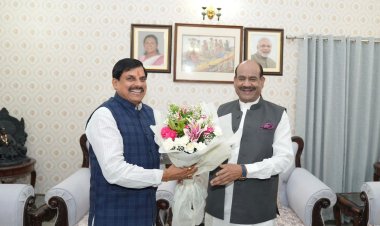 उद्योग निवेश कार्यक्रम के बीच मोहन यादव और ओम बिरला की अहम मुलाकात