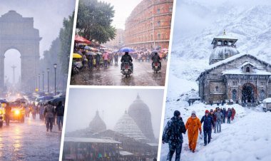 देश में मौसम का मिजाज बिगड़ा हुआ है, पुरी में घना कोहरा, केदारनाथ में 3-4 फीट बर्फ जमी