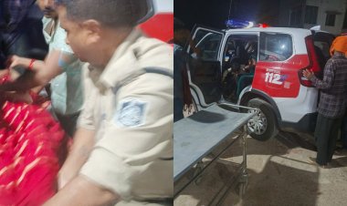 मऊगंज: बोलेरो पलटने से हादसा, 112 टीम की तत्परता से घायलों की जान बची