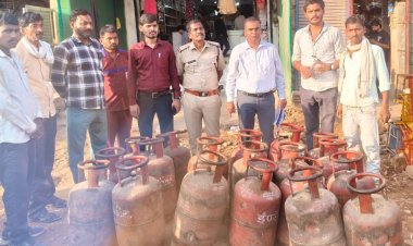 मऊगंज में अवैध LPG सिलेंडर भंडारण पर बड़ी कार्रवाई, 19 सिलेंडर जब्त