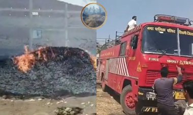 सिवनी में शॉर्ट सर्किट से लगी आग, 12 मकान जलकर राख