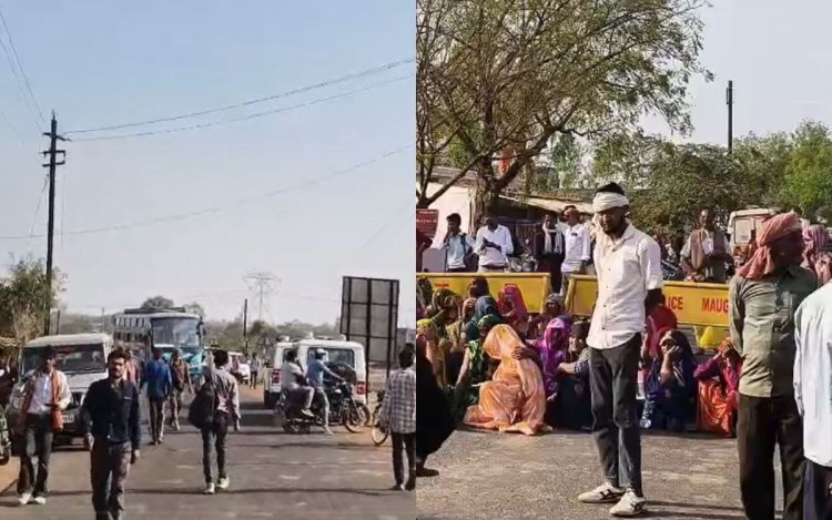 वॉटरफॉल में मिली किशोर की लाश, ग्रामीणों ने किया चक्का जाम